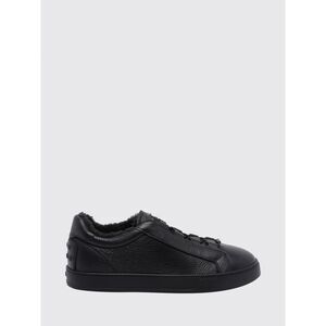 Tod's Men Lambskin Leather Slip-On Sneakers Tod's With Shearling And Gommini